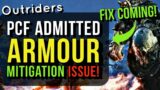 Outriders – HUGE NEWS! – PCF ADMITS ARMOUR MITIGATION ISSUE! FIX COMING & Suggestions Included!
