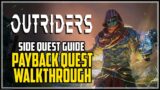 Outriders Payback Side Quest