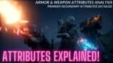 Attributes Explained | Outriders