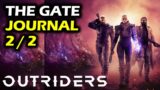 The Gate: All Journal Entries Locations | Outriders  Collectibles Guide Walkthrough