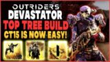 BEST TOP TREE DEVASTATOR BUILD TO CT15 SOLO EXPEDITIONS! OUTRIDERS DEVASTATOR BUILD FOR ENDGAME!