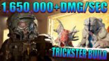 OUTRIDERS: GREAT TRICKSTER BUILD!!! 1,650,000+DMG/SEC