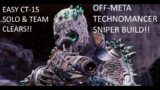 Outriders: OFF-META TECHNOMANCER AUTO-SNIPER BUILD!! EASY CT-15 SOLO & TEAM CLEARS!!