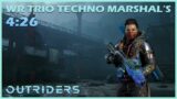 Outriders | World Record Trio Techno | Marshal's Complex | New Horizon Speedrun – 4:26 | 1440P 60FPS