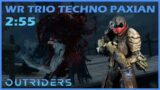 Outriders | World Record Trio Techno | Paxian Homestead | Speedrun – 2:55 | 1440P 60FPS