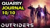 Quarry: All Journal Entries Locations | Outriders Collectibles Guide Walkthrough