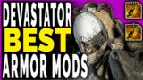 Devastator BEST ARMOR MODS TO USE NOW – Outriders Increase DPS and Anomaly Power