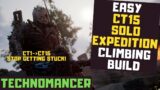 Outriders Easy CT15 Technomancer Solo Expedition Climbing Build