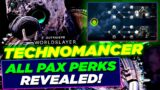 Outriders WORLDSLAYER Technomancer PAX PERKS – All 20 Passive Nodes Detailed in Full!