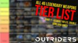 All 46 Legendary Weapons Tier List Part 1 – Outriders New Horizon