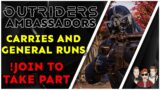 Outriders Ambassador Stream – CT15 Carries and Story Skips!