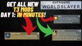 GET ALL NEW T3 MODS in Outriders WORLDSLAYER in MINUTES (without having to kill anything)
