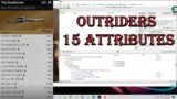 Outriders 15 Attributes