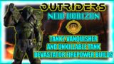 Outriders New Horizon | Devastator Firepower Builds | Tanky Vanquisher and Unkillable Tank