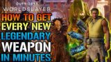 Outriders: Worldslayer How To Get Every NEW LEGENDARY WEAPON! GEAR & MODS! In MINUTES!