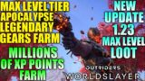 Max Tier Loots! Max Level Apocalypse Gears Farm! Hightest XP Farm OUTRIDERS WORLDSLAYER Update 1.23