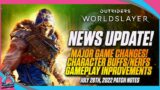 NEW ENDGAME CHANGES | OUTRIDERS WORLDSLAYER | NEWS UPDATE | PLAYER BUFFS AND GAME IMPROVEMENTS