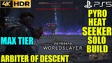 Best Solo Heat Seeker Build Max Tier Loot! XP Points OUTRIDERS WORLDSLAYER Update Pyromancer Build