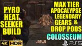 Colosseum Max Tier Gears! Pyromancer Heatseeker Build OUTRIDERS WORLDSLAYER Expeditions Max Tier PS5