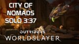 Cosplaying Pyro While Going Faster – City Of Nomads Solo 3:37 – Outriders Worldslayer