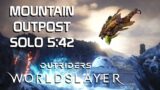 No Clue What I'm Doing – Mountain Outpost Solo 5:42 – Outriders Worldslayer