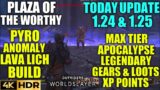 Plaza of The Worthy Max Apocalypse Tier Loot! XP Points OUTRIDERS WORLDSLAYER UPDATE 1.25 Pyromancer
