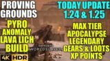Proving Grounds Max Tier Loot! XP Points OUTRIDERS WORLDSLAYER New Update 1.25 Pyromancer Build PS5