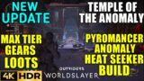 Temple of the Anomaly OUTRIDERS WORLDSLAYER New Update Pyromancer Anomaly Heatseeker Build Gameplay