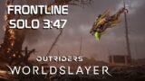 Throwing The Boss Clear – Frontline Solo 3:47 – Outriders Worldslayer