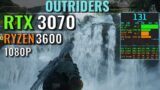 Outriders – RTX 3070 – Ryzen 5 3600 – Benchmark – 1080p