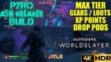 Stargrave Max Tier Loot Pyromancer Ash Breaker Build OUTRIDERS WORLDSLAYER Pyromancer Build Gameplay