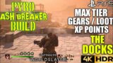 The Docks Max Level Gears & Loot Pyromancer Ash Breaker Build OUTRIDERS WORLDSLAYER Pyromancer Build