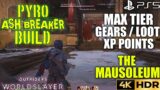 The Mausoleum Max Tier Gears & Loot Pyro Ash Breaker Build OUTRIDERS WORLDSLAYER Pyromancer Build
