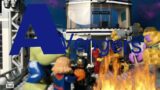 Avengers compound invasion of the outriders (Lego stop motion)