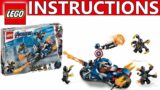 How to Build LEGO 76123 Captain America Outriders Attack 2019 | LEGO Marvel Instructions