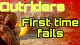 Outriders first time gameplay. Fighting, dying and learning… alot.