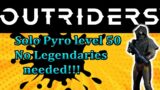 Best Solo Budget Bullet Pyromancer Build Outriders