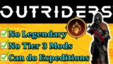 No legendary or Tier 3 mods End Game Pyromancer Build Outriders Boss Budget Build