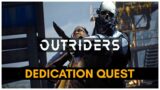 Outriders First City Location – Dedication Main Quest