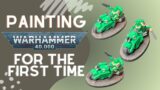 My First Time Painting Minis | Warhammer 40k Space Marine Outriders
