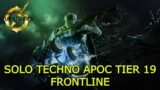 OUTRIDERS BLIGHTSTORM TECHNO | SOLO APOC TIER 19 EXPEDITION | FRONTLINE #outriders #technomancer