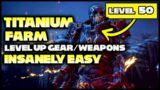 OUTRIDERS Level Up Gear Easily | Outriders Titanium Farm