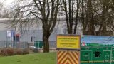 The Princess Royal leaves the Crane factory in Cwmbran this morning